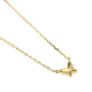 Mabina Girocollo in argento dorato con farfalla 553905